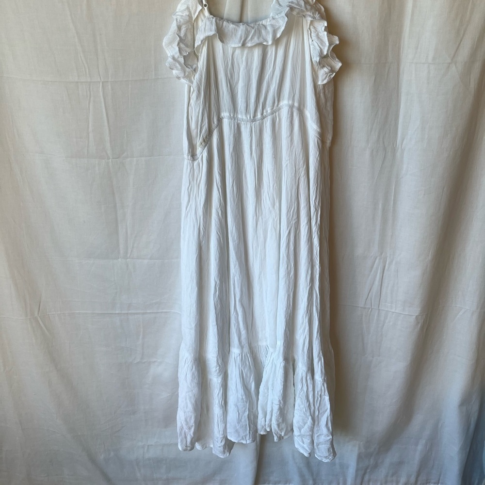 NWT Sofia Jeans by Sophia Vergara Women’s Adjustable Strap Ruffle Midi Dress - Picture 3 of 11